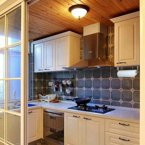 simpletome Kitchen Paper Holder, Paper Roll Holder, Stainless Steel 304, Nail-Free, Kitchen Paper Storage, Costco Thick Roll, Towel Holder, Towel Hang