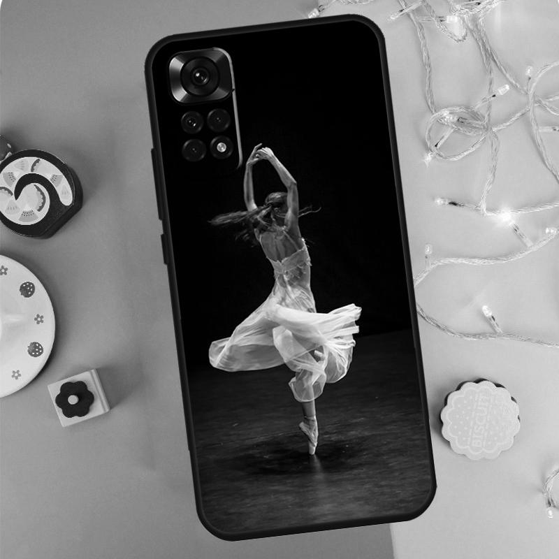 Ballerina Ballet Dance Girl Case For Xiaomi Redmi Note 14 Pro 9 10 11 12 13 9S 10S 11S 12S Redmi 14C 10C 12C 13C Cover