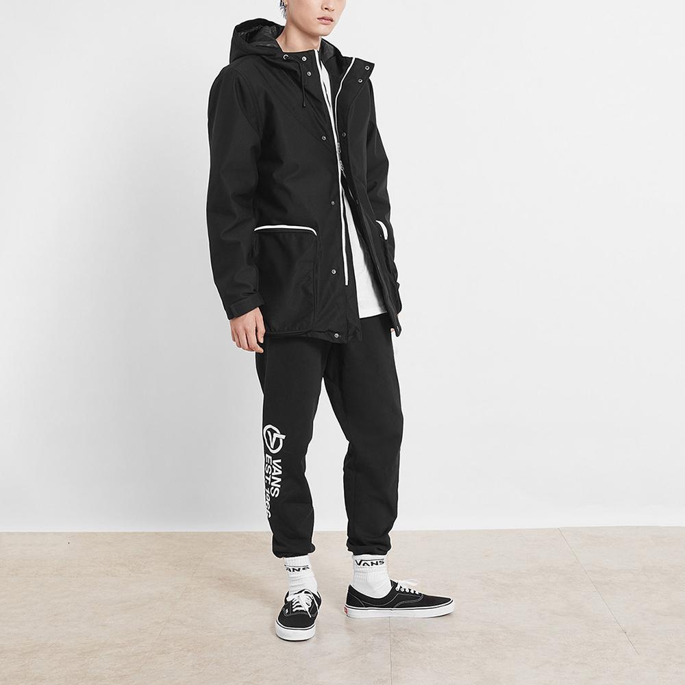 Vans Waterproof Warm Casual Sports Cotton Jacket Men Jacket Black VN0A49K3BLK
