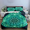 Mandala Art 3-Piece Set Decor Soft Comfortable Duvet Cover Bedding Set Included 1*Duvet Cover & 2*Pillowcases gift