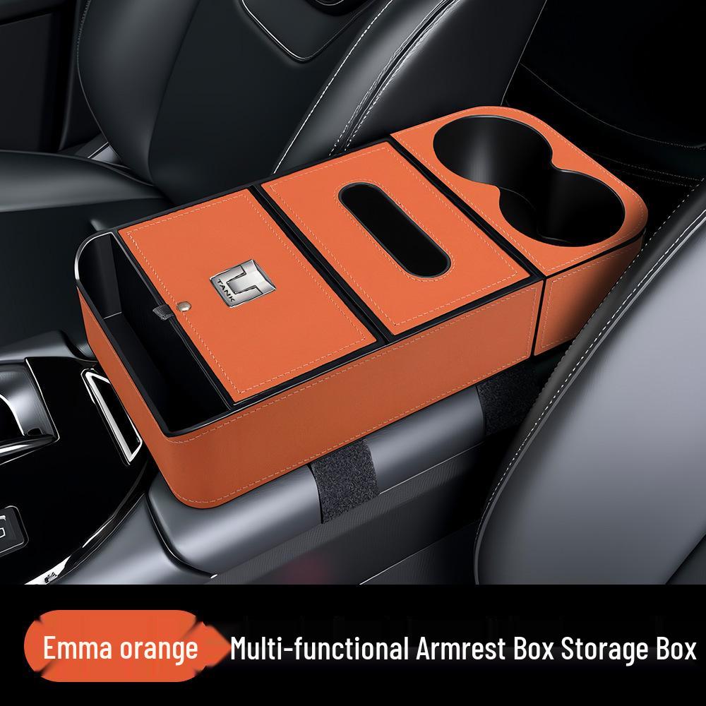 Multifunctional Car Center Armrest Storage Box for Tank 500/300