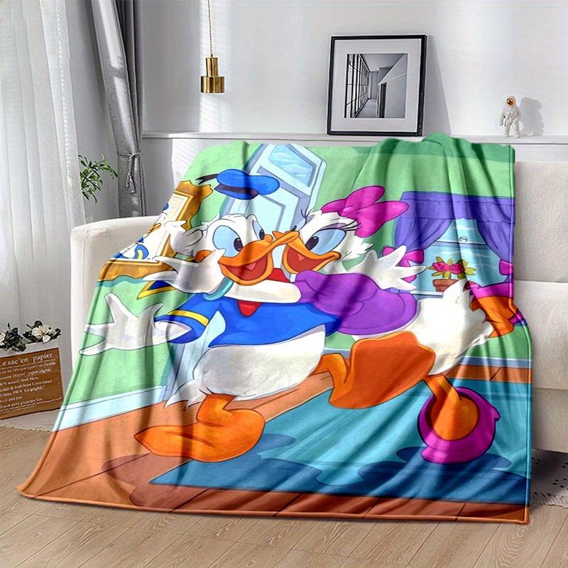 1pc, Donald Duck & Daisy Duck Blanket Home Decor, Couch Throw, Outdoor Blanket, Gift for Friends, Flannel Blanket