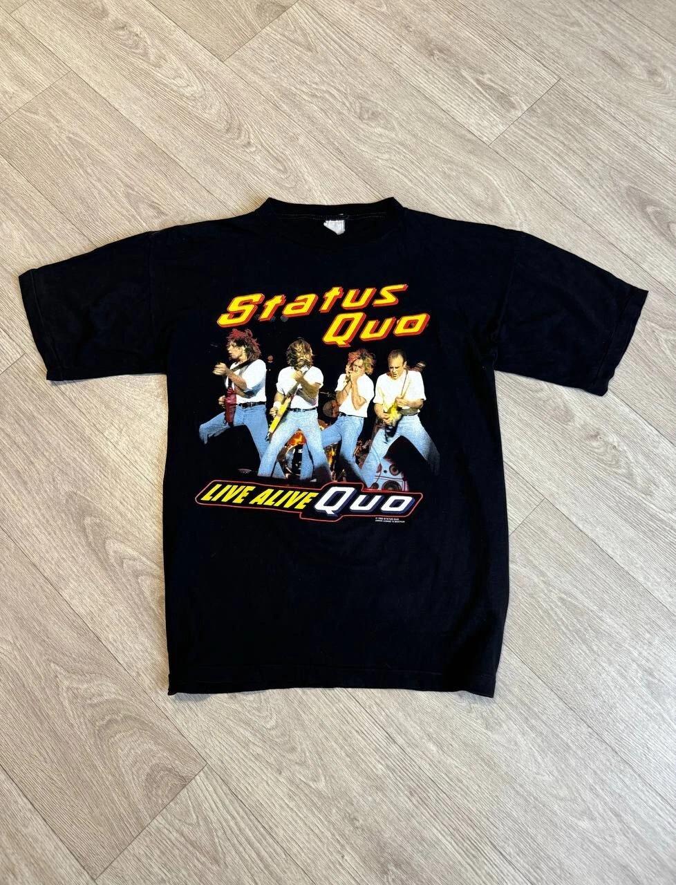 Vintage Status Quo 1992 T-shirt XL