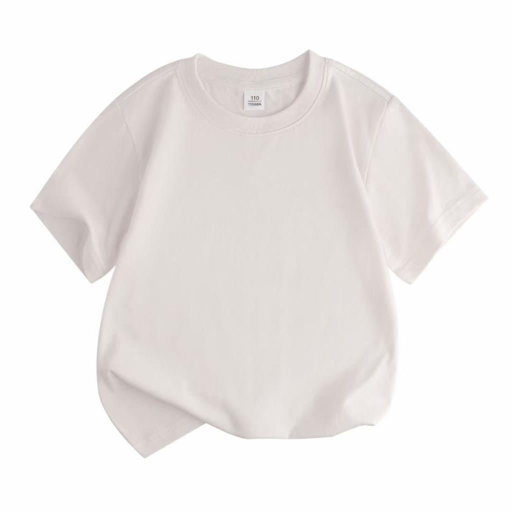 Summer Clothing Children's Short Sleeved T-shirt Cotton Half Sleeved Girls' Short Sleeved Children's Clothing Base