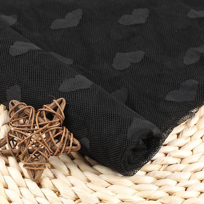 Herzförmiger elastischer Stoff aus Vollspitze für Brautkleider