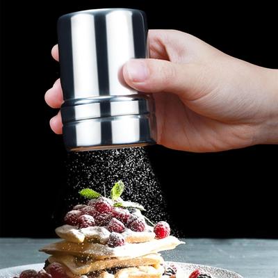 Pepper Shaker Chocolate Duster Coffee Dredger Icing Sugar for Cake Cappuccino