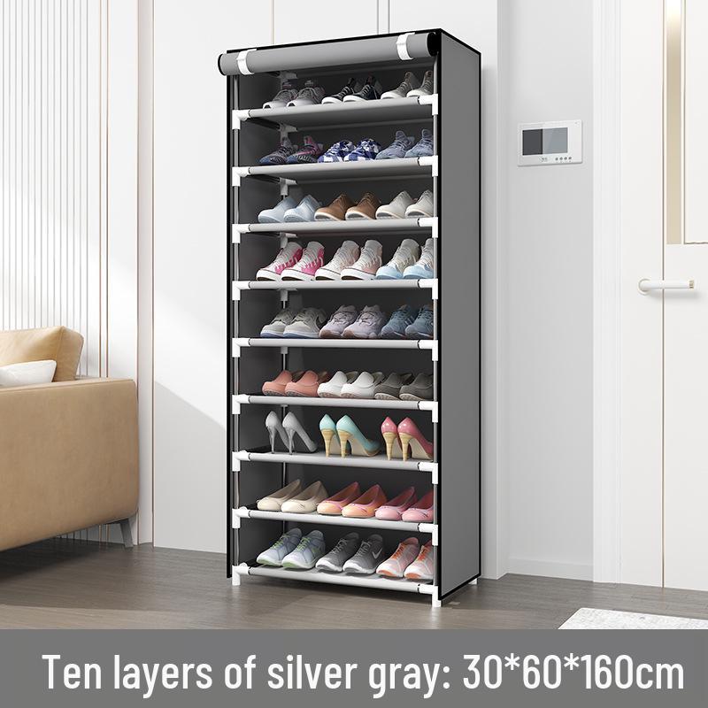 F-Style Dustproof Shoe Cabinet: Multi-Layer Cloth Cabinet & Storage Rack for Shoes