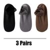 3 Pairs Women Winter Socks Warm Thicken Thermal Soft Solid Color Socks Wool Cashmere Snow Boots Velvet Lace Home Floor Sock