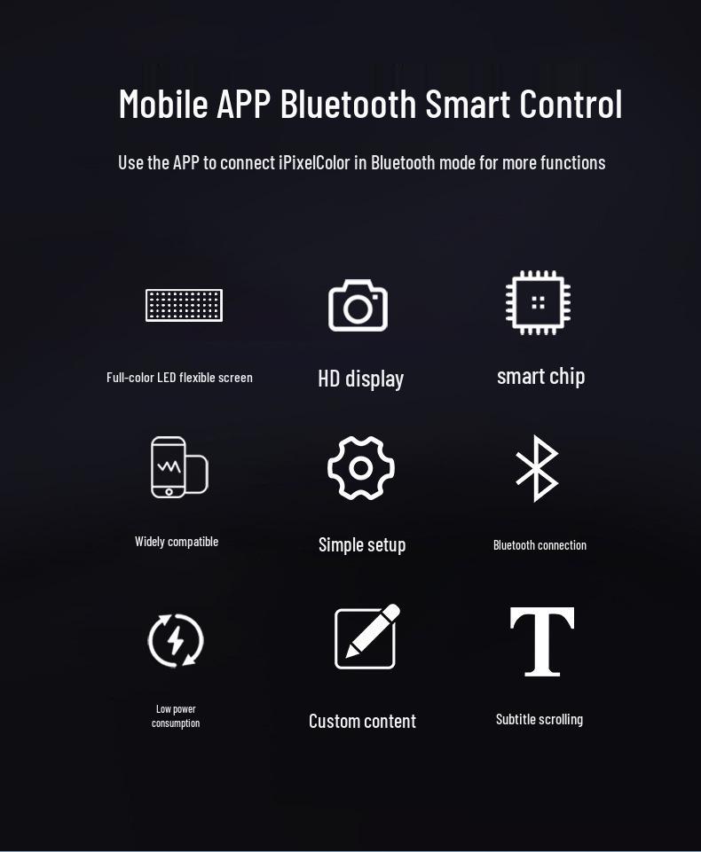 Bluetooth LED Light-Up Hat with English Display - Customizable Text Via Mobile App for Festivals and Performances