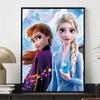 Disney Diamond Painting 5D DIY Frozen Elsa and Anna Illustration Art Mosaic Embroidery Decoration Cross Stitch Gift