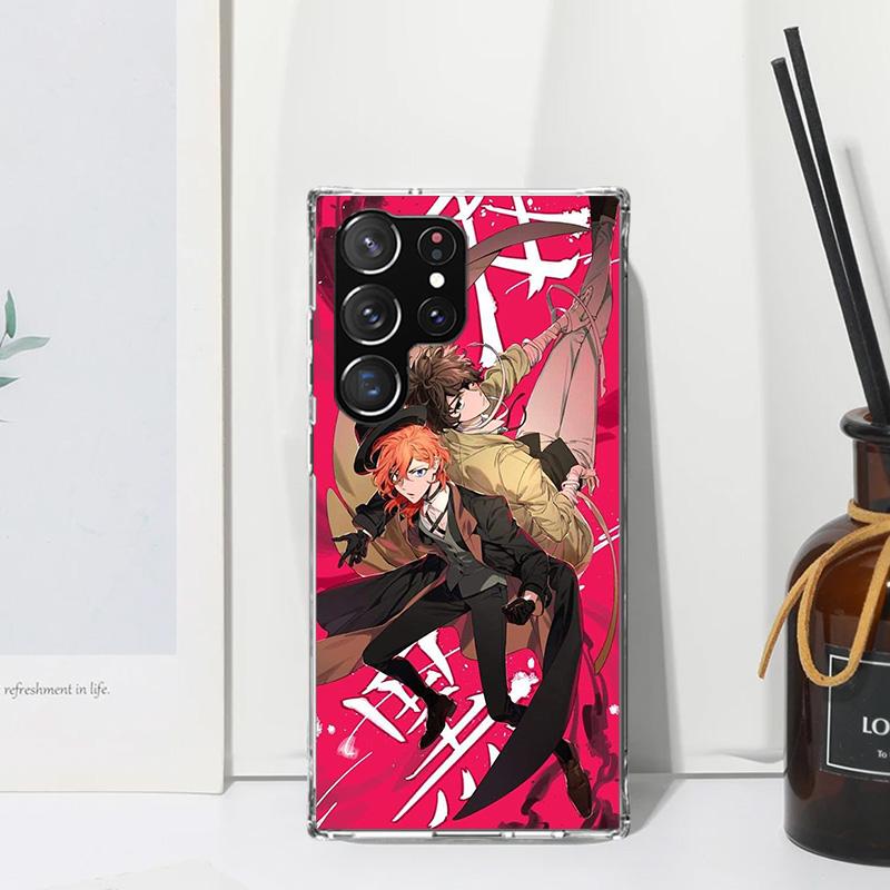 Bungo Stray Dogs Double Black Phone Case For Samsung Galaxy S26 S25 Edge S24 FE S23 S22 Ultra S21 Plus S20 + Art Fundas Back Cov