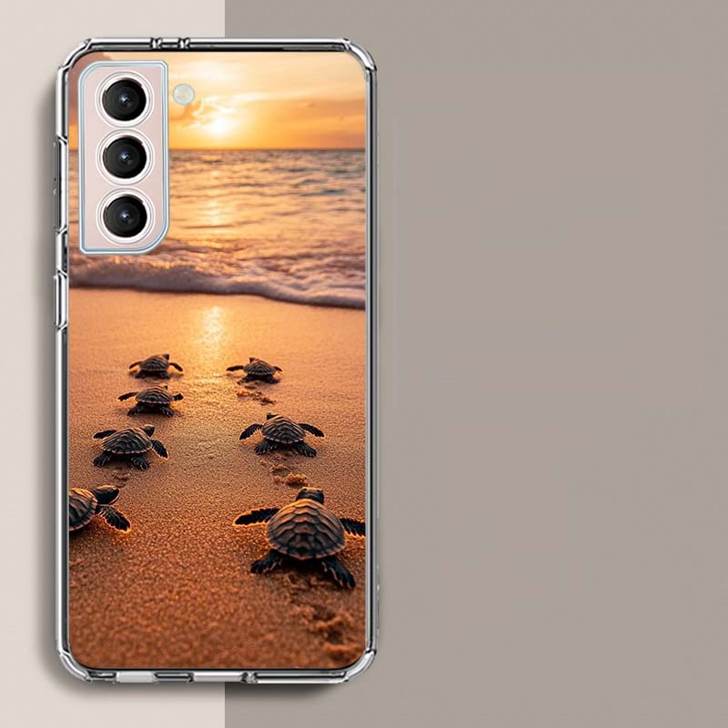The Little Turtle Crawled Towards The Sea Phone Case For Samsung A16 A26 A36 A56 A17 A15 A25 A35 A55 A14 A24 A34 A54 A04S A05S G