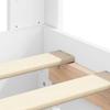 Bed Frame with Storage Space and Headboard White 180 x 200 cm