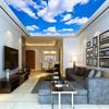 Ceiling Mural Blue Sky 3d Photo Wallpaper White Clouds Wall Mural For Living Room Ceiling Wall Paper