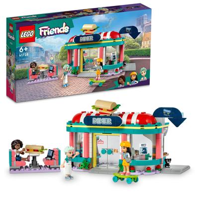 LEGO Friends Heartlake City Diner Toy Present Birthday Block Educational Christmas Girls Boys Children 6 Years Old 7 Years Old 8 Years Old 9 Years Old