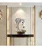 Retro American Country Horse Head Ornament for Home Decor - Living Room, TV Stand, Bar, or Entrance Display