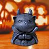 Resins Magics Cats Figurine Halloweens Decoration for Shelf Desktop Spookys Home Ornament