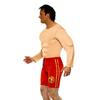 Muscle Man Cosplay T-Shirt with Fake Abs for Adults and Kids