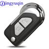 Jingyuqin Guscio Chiave Auto Telecomando Flip Styling Per Citroen DS3 Per Peugeot Guscio Chiave Telecomando Flip 2/3 Pulsanti Lama Va2