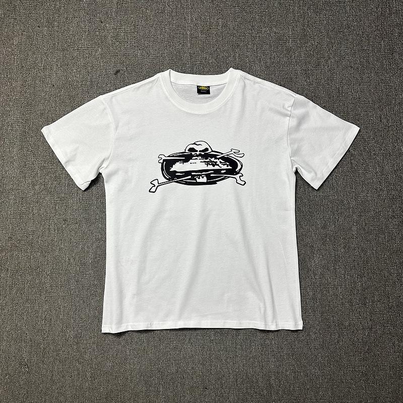 24S cross-border European and American tide brand Alcatraz alphabet pattern logo printing short-sleeved t-shirt men's and women's American high stree