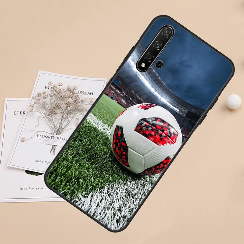 Football Soccer For Huawei Nova 12i 11i 8i 7i 3i 9 10 SE Y60 Y61 Y70 Y72 Y73 Y90 Y91 P20 P30 P40 Lite Case
