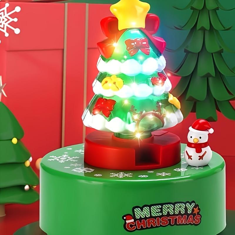 Christmas Toys Christmas Party Music Box Rotating Snowman Toy Ornament Chain Toy Children's Adult Music Box