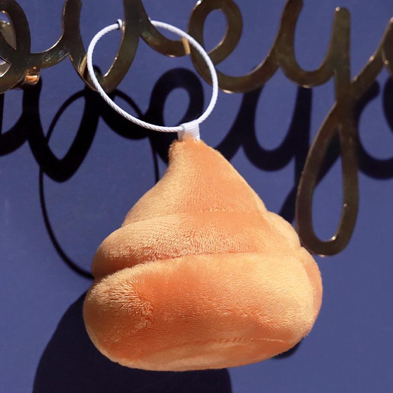 Creative Cute Poop Plush Keychain - Small Pendant Toy Doll and Photo Prop for Men