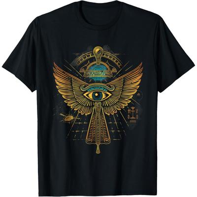 Egypt Eye Ancient Pharaoh Sphinx Egyptian T-Shirt(1)