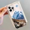 Case for iPhone 17 Pro Max 14 Plus 12 Mini 7 8 11 XS Max XR 16 Air 15 13 Pro Soft Phone Cover Snow Mountain Scenic Range