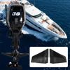 Y4UA Outboards Dorsals Fins Wing StingsRay Hydrofoil Stabilizer for 4-50HP Motors