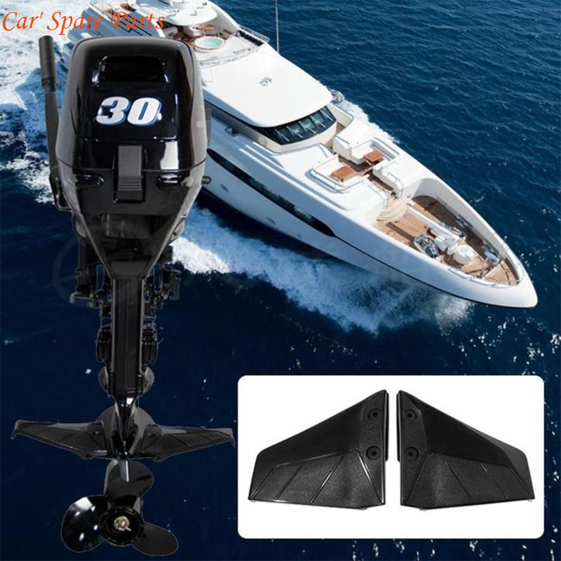 Y4UA Outboards Dorsals Fins Wing StingsRay Hydrofoil Stabilizer for 4-50HP Motors