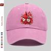 pc Unisex Red Bird Pattern Printed Baseball Cap Cardinal Print Is an Ideal Decorative Hat for Travel Enthusiasts and Valentine