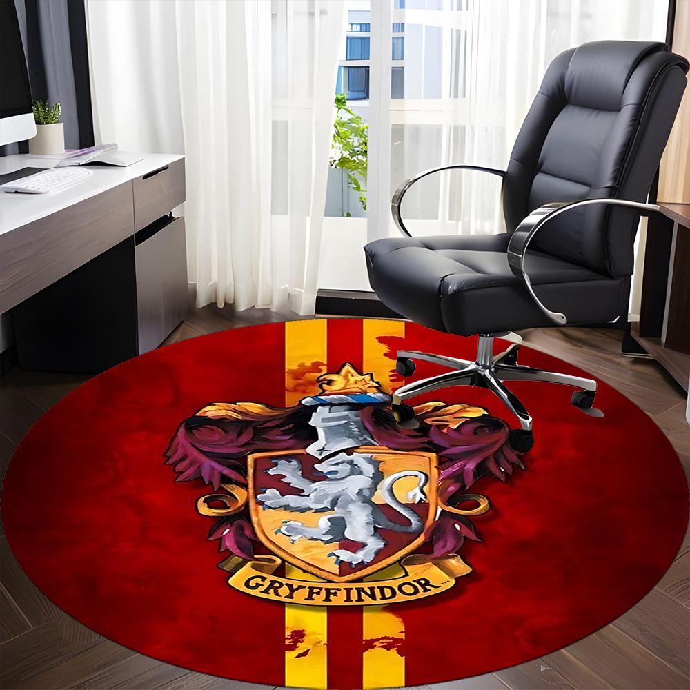 1pc Gryffindor CrestChair Carpet for Office, Non-slip, Soft and Durable Office Rug for Interior Decoration, Perfect for Office yy250925093