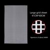 2 Stück Näh-Kunststoff-Gittergewebe Schwarz/Weiß für DIY Bestickte Gewebte Handarbeiten 30*20cm
