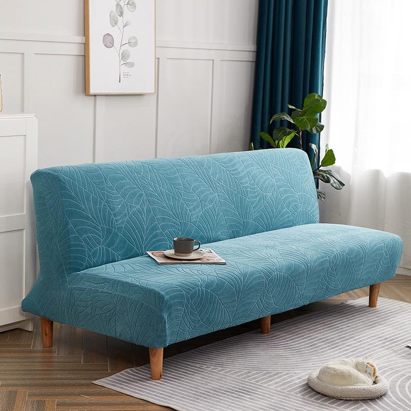 Waterproof Jacquard Sofa Bed Cover - Dust & Spill Resistant 