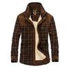 Winter Men's Jacket Plus Velvet Thick Men's Business Casual Coat Cotton Shirt Large Size Jacket
