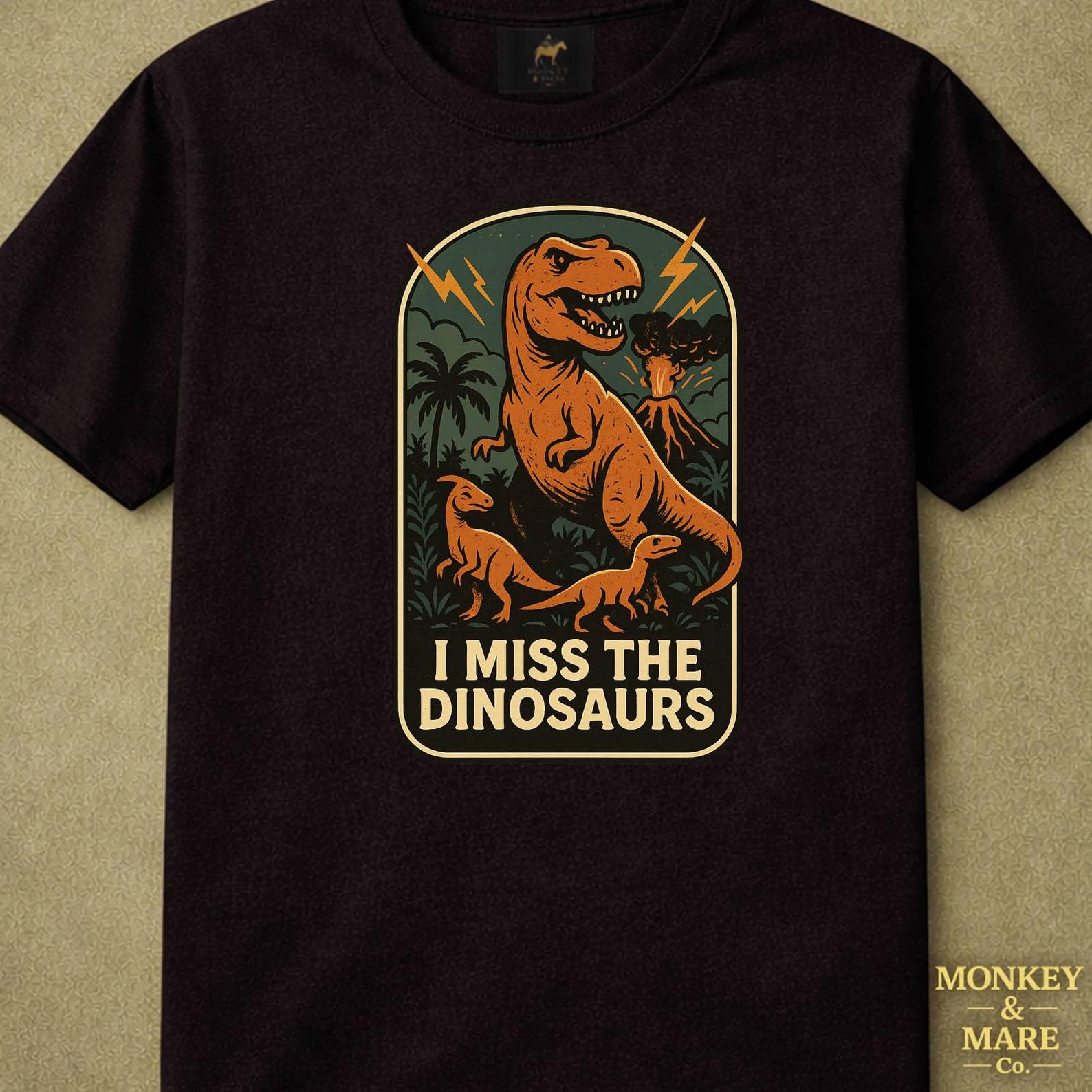 Dinosaur Extinction Shirt, I Miss The Dinosaurs, Nostalgic Prehistoric Humor Tee 4XL