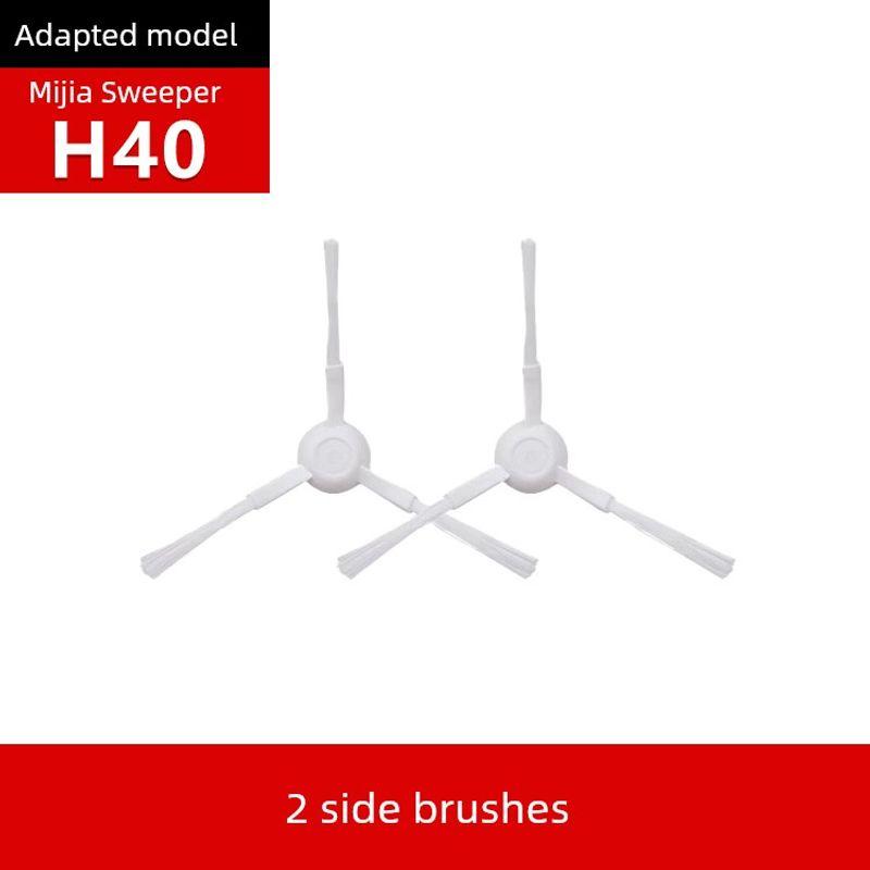 

Suitable for Xiaomi Sweeping Robot H40 Accessories D101cn Side Brush Filter Screen Dust Collection Bag Cleaning Night Mop Rag 2 Side Brushes [Original Quality]