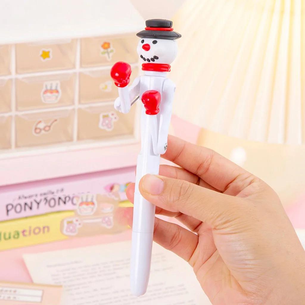 Funny Boxing Pumpkin Ballpoint Pen Halloween Gifts For Kids Pumpkin Devil Xmas Santa Snowman Pen Happy Halloween Party Favors