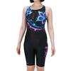 Mizuno STROKE ONE Size L One-Piece Swimsuit, Women's, Black/Blue,