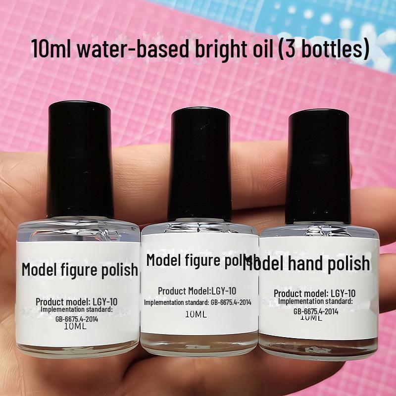 Szybkoschnący, nabłyszczający środek uszczelniający na bazie wody do lalek - przezroczysty, pyłoszczelny, rozświetlający płynny połysk