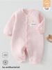 Baby Winter Snowsuit With Three Layer Cotton Insulation For Newborns And Toddlers