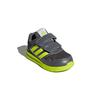Adidas Altarun Cf I Velcro Non-Slip Durable Low-Top Walking Shoes Baby Shoes Gray Yellow CQ0025
