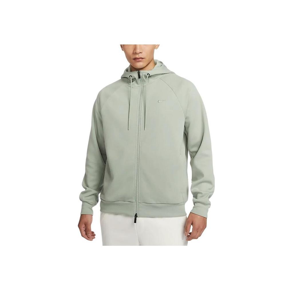 Nike Primary Dri-Fit Versatile Hooded Zip Breathable Quick-Dry Running Jacket Men Jackets Horizon-Green FZ0968-370