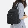 Solid Color Nylon Backpack Women's Travel Backpack Student Schoolbag
