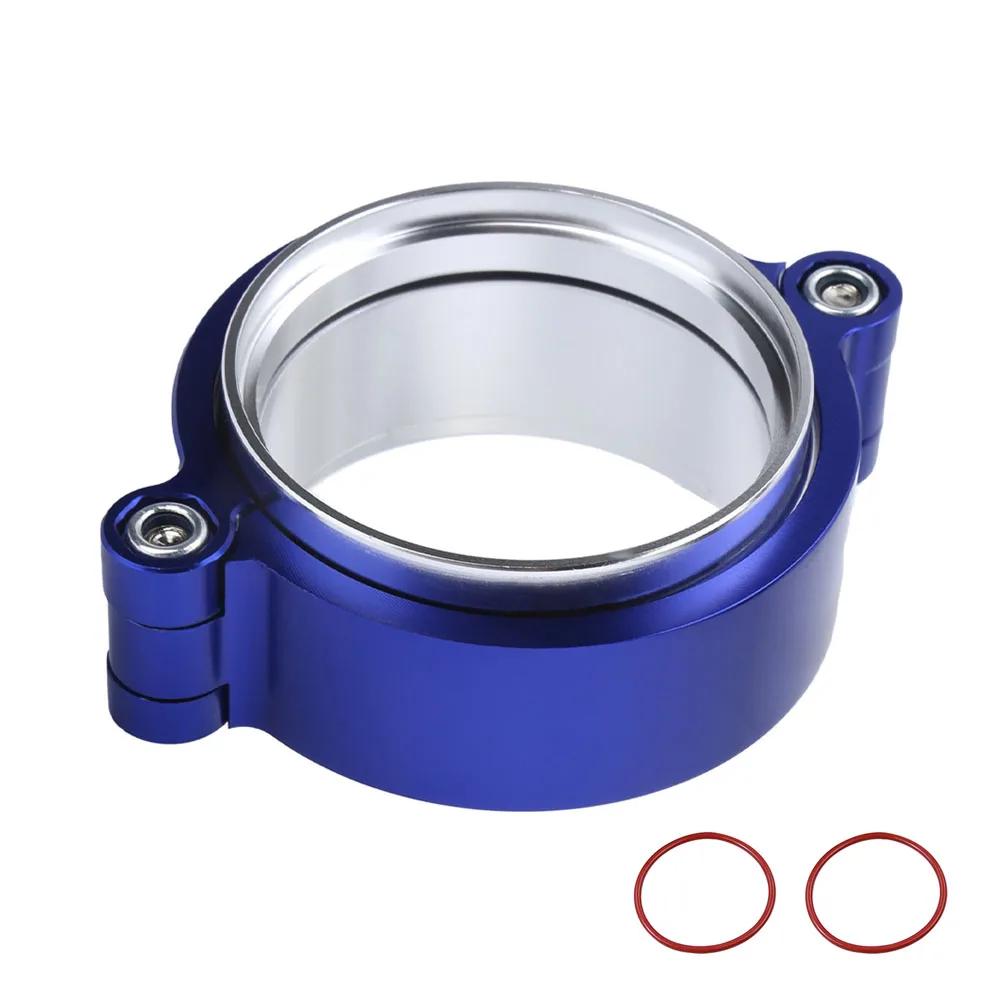 2"/2.5"/3"/3.5"/4" OD Turbo Intake Intercooler Pipe Aluminium Exhaust W System Exhaust HD V-band Clamp Assembly Anodized Clamp