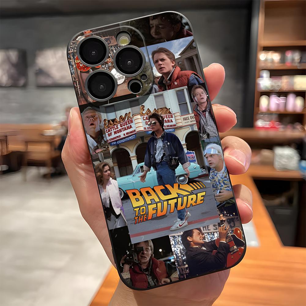 Hot Back To The Future Movie Phone Case For IPhone 17 Pro Max 15 Pro 16 14 Plus 12 13 Mini 11 Pro Shockproof Soft Cover