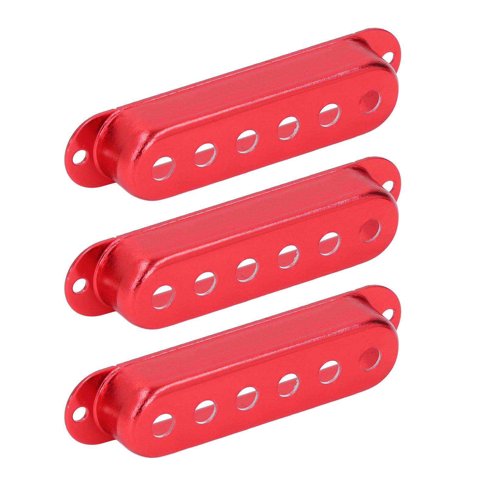 

3PCS Pickup Covers for ST SQ Electric Guitar Brass Single Coil Pickup Cover Replacement Musical