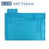 ESD Mat Heat Insulation Working Mat with Magnetic Groove Heat-Resistant Adsorption Soldering Mat Station Repair Insulator Pad