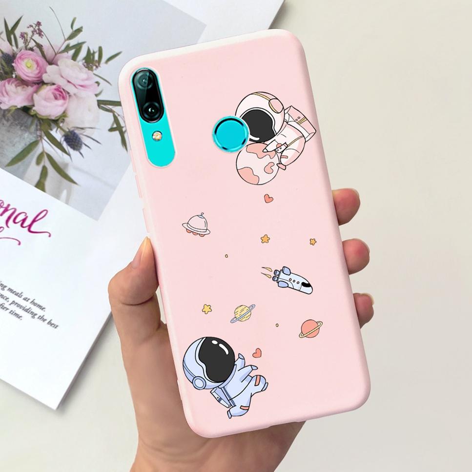 For Huawei P Smart 2019 6.21"Case Cute Cartoon Astronaut Soft Silicone Cover For Huawei P Smart 19 POT-LX3 Shockproof Phone Case